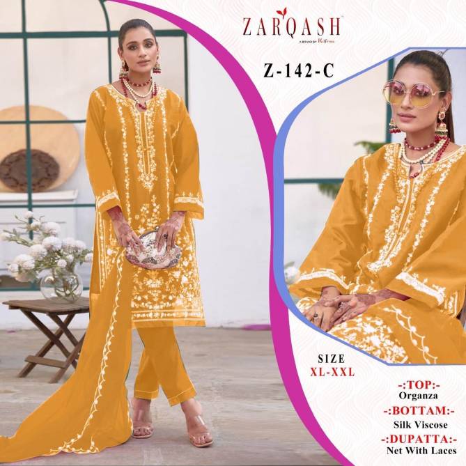 Z 142 By Zarqash Designer Readymade Pakistani Suits Catalog
